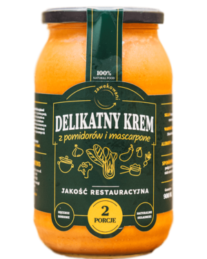 Krem z pomidorów z mascarpone