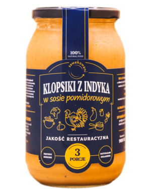 Klopsiki z indyka w sosie pomidorowym