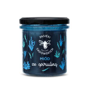 Miód ze spiruliną 430g